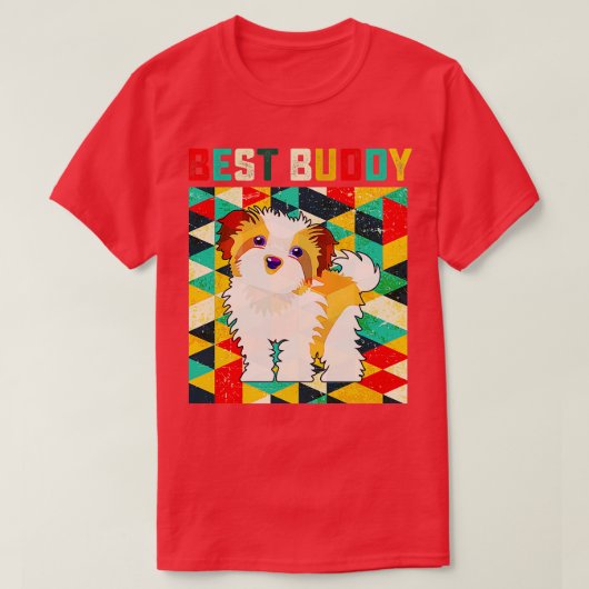 Beste Buddy Maltees T-shirt (Design voorkant)