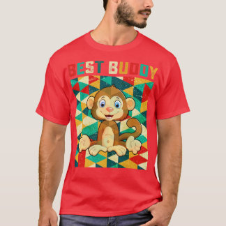 Beste Buddy Monkey T-shirt