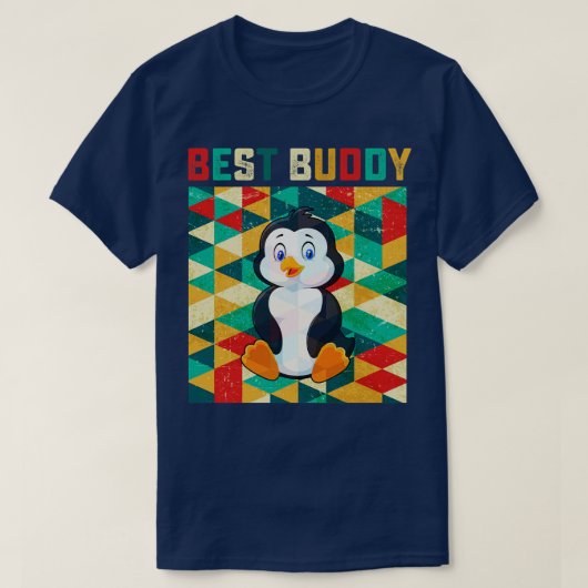 Beste Buddy Penguin T-shirt (Design voorkant)