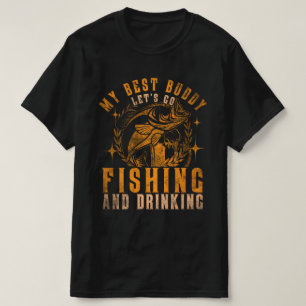 Beste Buddy Vissend en Drink avontuur T-shirt