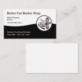 Beste Budget Barber Shop Visitekaartjes (Voorkant / Achterkant)