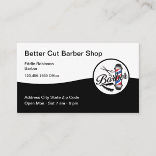 Beste Budget Barber Shop Visitekaartjes