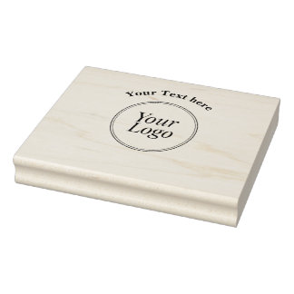 Beste budget minimalistisch Voeg uw logo toe Rubberstempel