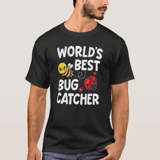 Beste Bug Catcher Entomoloog Insectendame ter Were T-shirt (Voorkant)