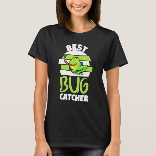 Beste Bug Catcher Schattige Kikker Programmeurs T-shirt (Voorkant)
