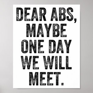 Beste Buikspieren Misschien Ooit Sportschool Gewic Poster
