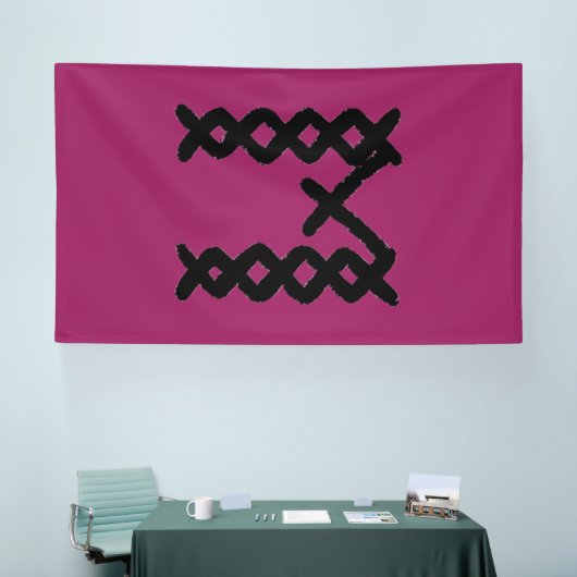 Beste buitenbanners. Groot. Zwart. Blank of op maa Spandoek (Beurs)