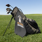 Beste Bulldog Mama van de Wereld Golfhanddoek (Groen)
