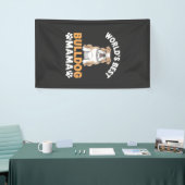 Beste Bulldog Mama van de Wereld Spandoek (Beurs)