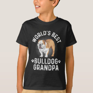 Beste Bulldog Opa - Hond Opa T-shirt