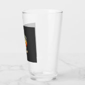 Beste Bulldog Vader Ooit Retro Vector Glas (Links)