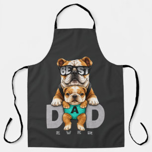 Beste Bulldog Vader Ooit – Schattige Bulldog Vader Schort