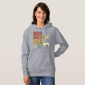 Beste Bulldog Vader Ooit Vintage Gravure Shirt Ont (Voorkant volledig)