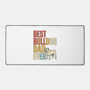 Beste Bulldog Vader Ooit Vintage Gravure Shirt Ont Bureaumat