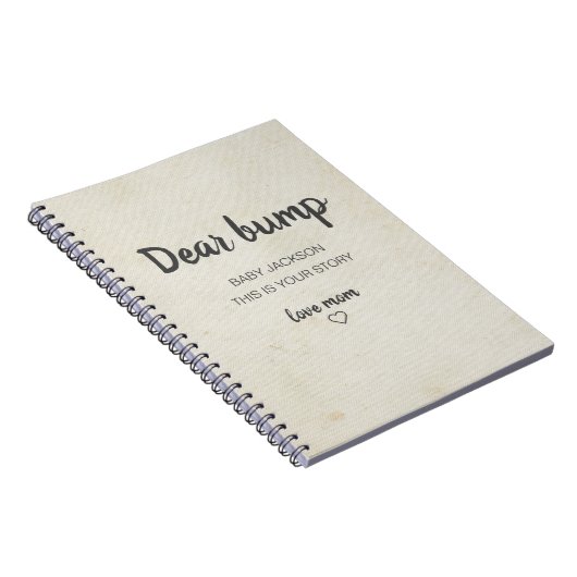 Beste Bump Keepomwille Pregnancy Journal Notitieboek (Rechterzijde)