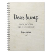 Beste Bump Keepomwille Pregnancy Journal Notitieboek (Voorkant)
