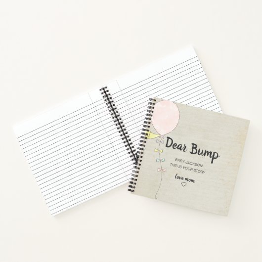 Beste Bump Keepomwille Pregnancy Journal Notitieboek (Binnen)