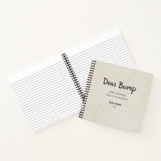 Beste Bump Keepomwille Pregnancy Journal Notitieboek (Binnen)