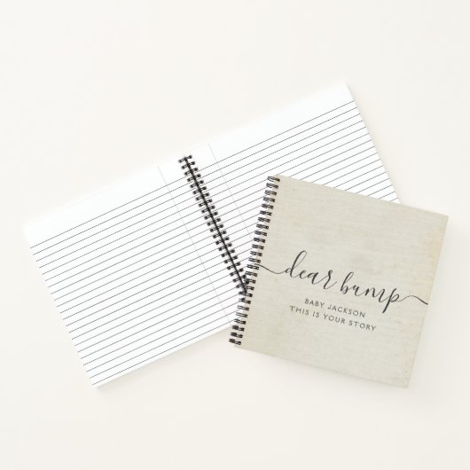 Beste Bump Keepomwille Pregnancy Journal Notitieboek (Binnen)