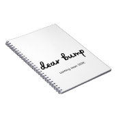 Beste Bump Zwangerschap Dagboek Binnenkort Yr. Notitieboek (Rechterzijde)