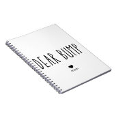 Beste Bump Zwangerschap Dagboek Liefde Mam Notitieboek (Rechterzijde)