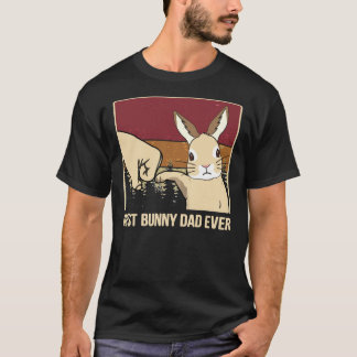  beste Bunny Pap Ooit Fathers Day Gift Class T-shirt