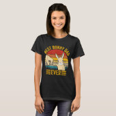 Beste Bunny Pap ooit  Rabbit Lover Vader Pe T-shirt (Voorkant volledig)