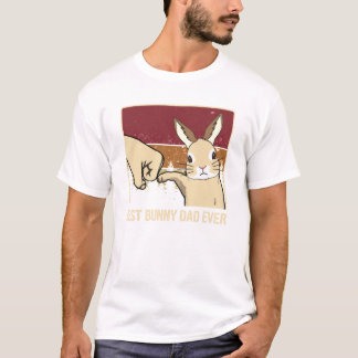  beste Bunny Pap ooit vaderdag Gift589 T-shirt