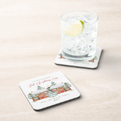 Beste buren ooit geïllustreerd Kerstmis Bier Onderzetter (Rechterzijde)