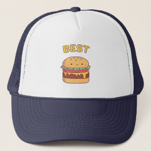 Beste Burger Schattige Beste Vriend Overeenkomstig Trucker Pet