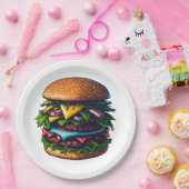 Beste burgers hier papieren bordje (Feest)