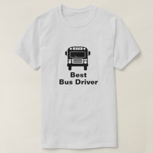 Beste Bus Driver Bus Silhouet T-shirt