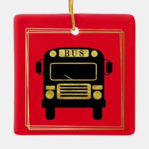 Beste buschauffeur Kerstornament Keramisch Ornament