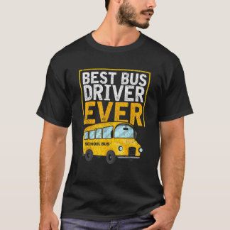 Beste buschauffeur ooit Grappige buschauffeur Scho T-shirt