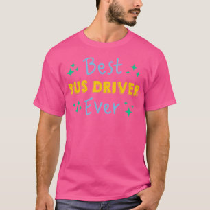 Beste buschauffeur ooit t-shirt