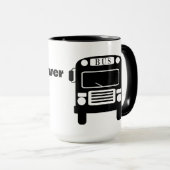 Beste buschauffeur Silhouette Mok (Voorkant rechts)