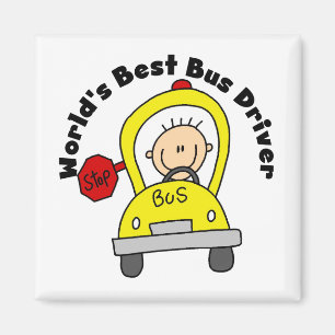 Beste Buschauffeur Ter Wereld Magneet
