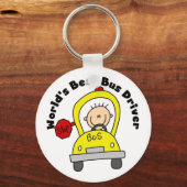 Beste Buschauffeur Ter Wereld Sleutelhanger (Voorkant)