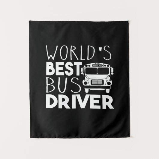 Beste Buschauffeur Ter Wereld Wandkleed (Voorkant)