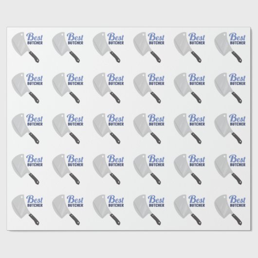 Beste butcher cadeaupapier (Vlak)