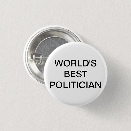 Beste Button voor politiek (Voorkant /achterkant)