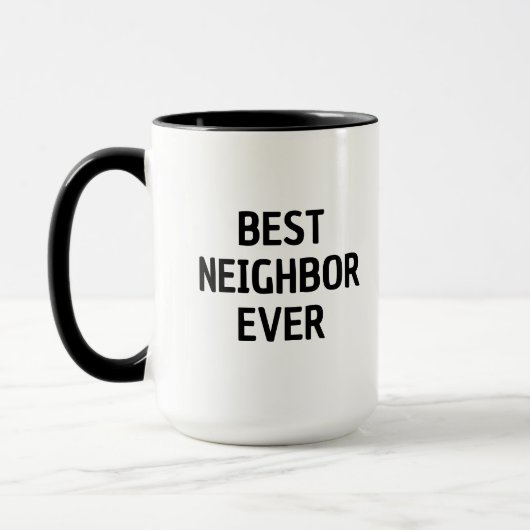 Beste buurman Nieuwe buren Huis Mooie buurman Mok (Links)