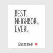 beste buurman ooit sticker (Vel)