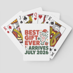 Beste cadeau arriveert in juli 2026 Kerstkoppels Pokerkaarten