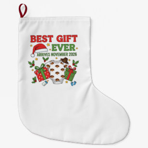 Beste cadeau arriveert in november 2026 Kerstmis   Grote Kerstsok