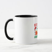 Beste cadeau arriveert in oktober 2026 Kerstkoppel Mok (Links)