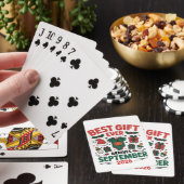 Beste cadeau arriveert in september 2026 Kerstmis Pokerkaarten (Insitu)