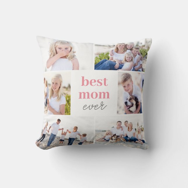 Beste cadeau bewerkbare kleur foto Sierkussen (Voorkant)