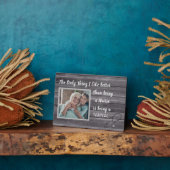 Beste cadeau! Nurse-Nana Photo Plaque Fotoplaat (Zijkant)