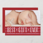 Beste cadeau ooit | Aankondiging vakantieverlof (Voorkant / Achterkant)